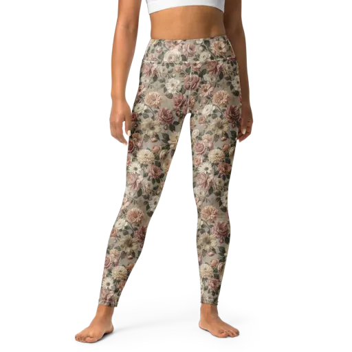 Blush Conservatory on a Yoga Leggings