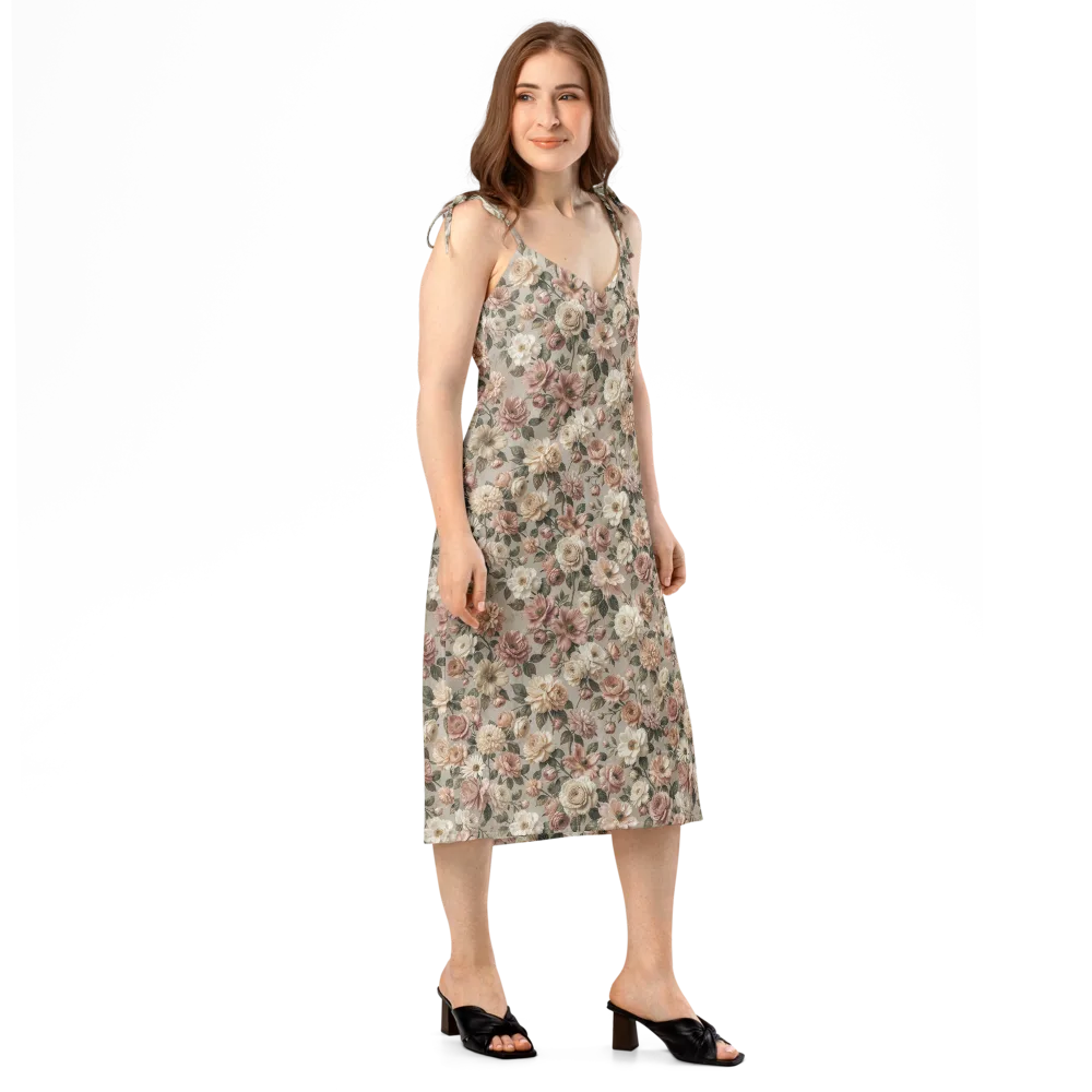 Blush Conservatory on Slip Dress — Right Front