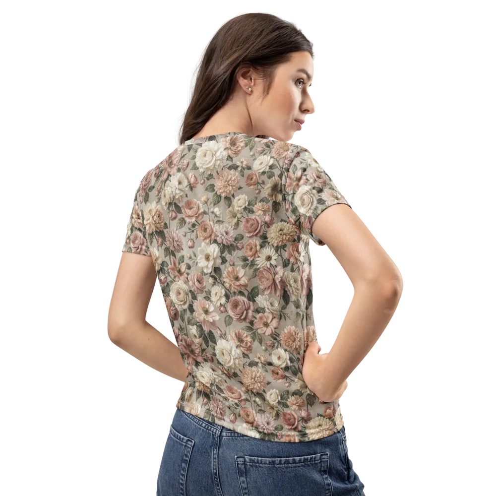 Blush Conservatory on Women's Crew Neck T-Shirt — Back