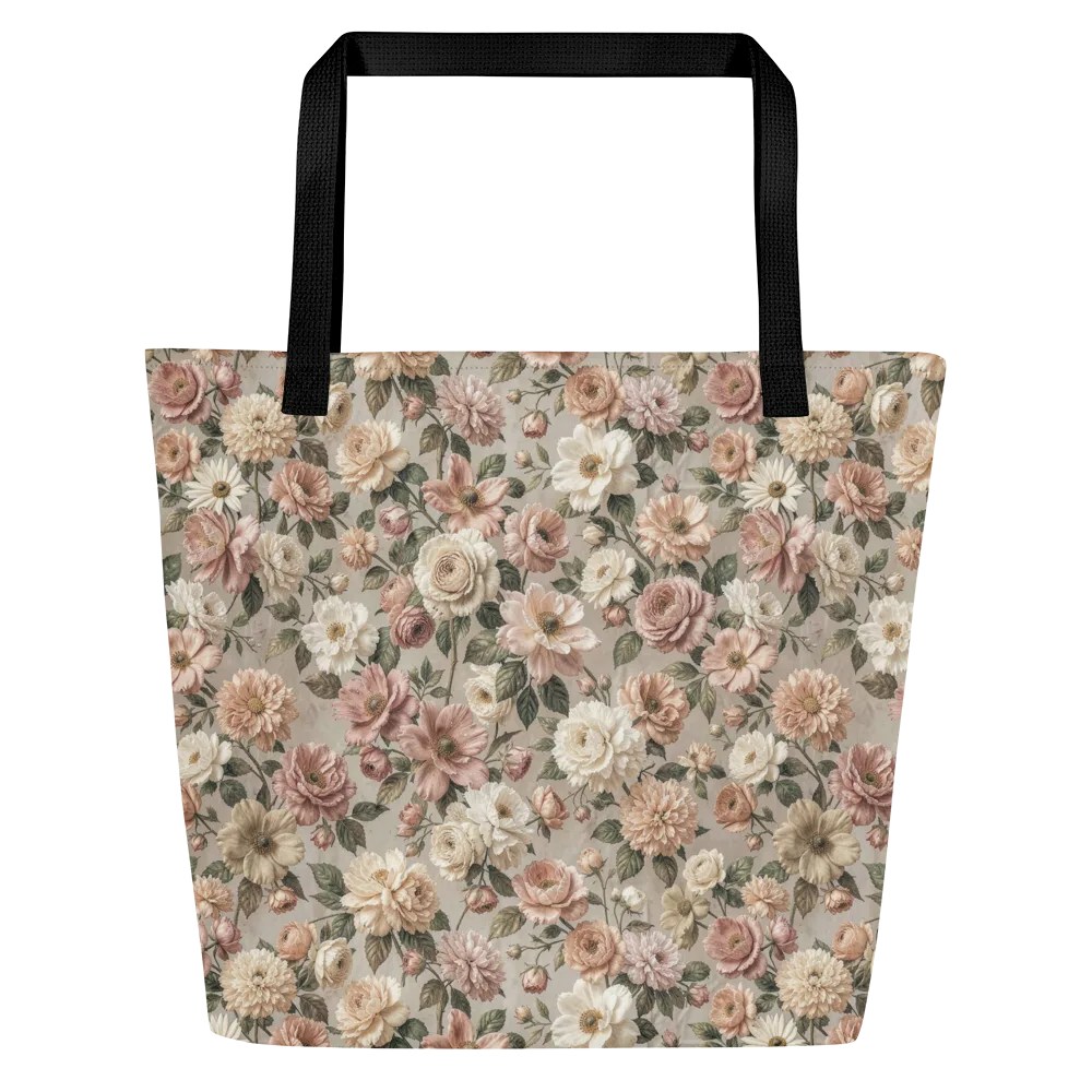 Blush Conservatory on Large Tote Bag W/ Pocket — Front