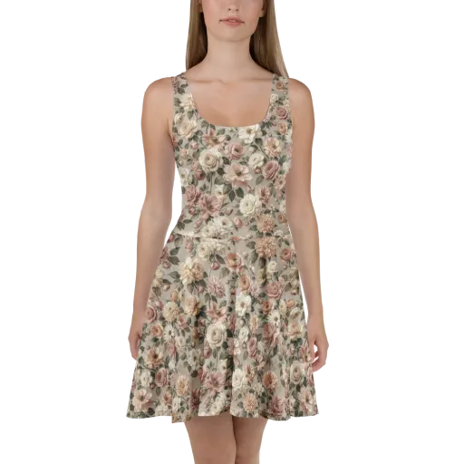 Blush Conservatory on a Skater Dress