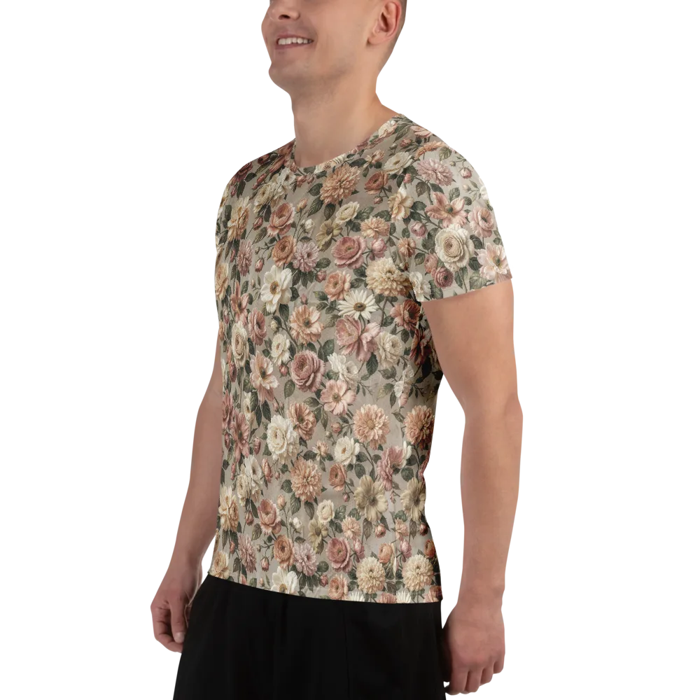 Blush Conservatory on Men's Athletic T-Shirt — Left