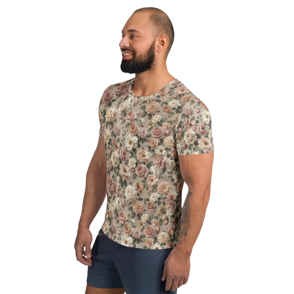 Blush Conservatory on Men's Athletic T-Shirt — Left