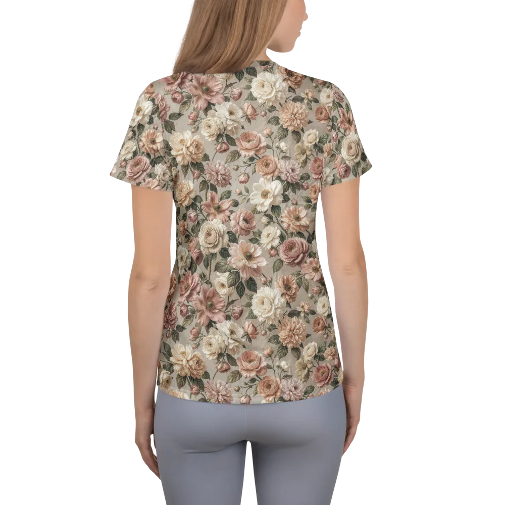 Blush Conservatory on Women's Athletic T-Shirt — Back