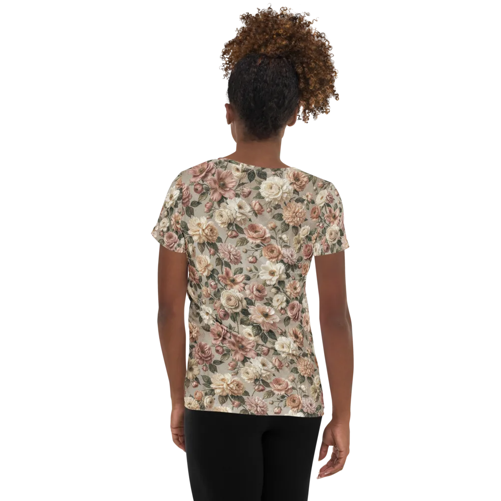 Blush Conservatory on Women's Athletic T-Shirt — Back