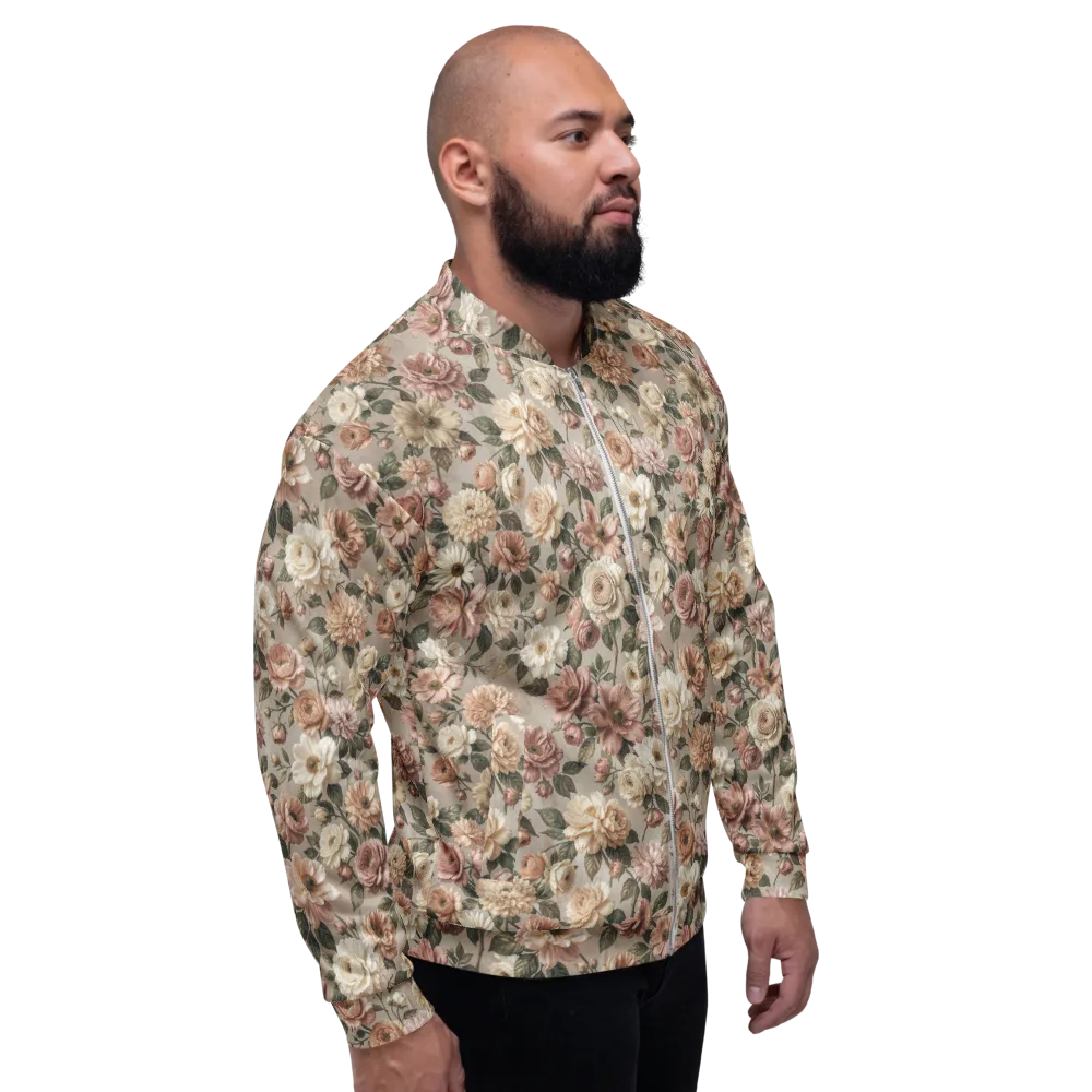 Blush Conservatory on Bomber Jacket — Right