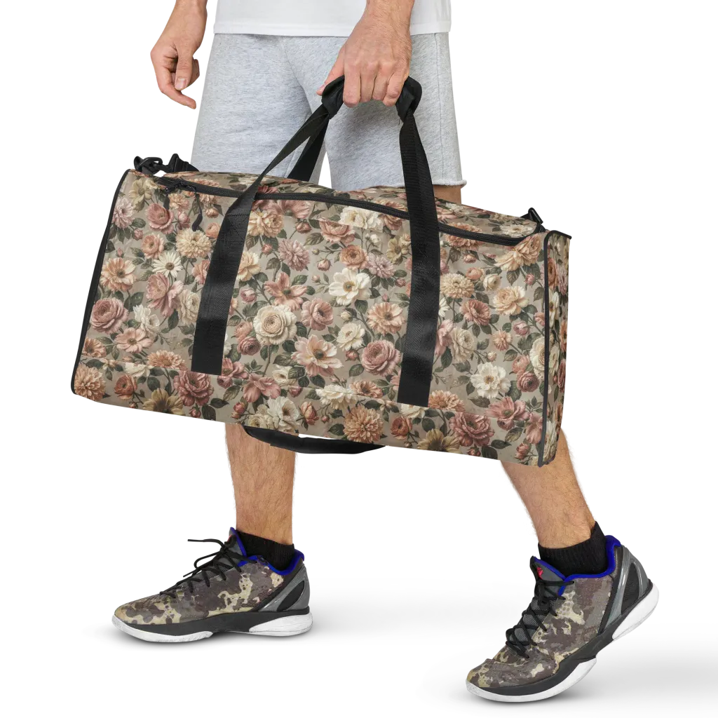 Blush Conservatory on Duffle Bag — Front