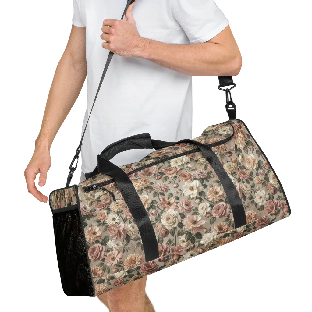 Blush Conservatory on Duffle Bag — Right Front