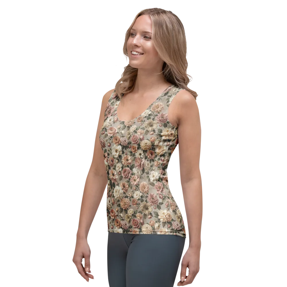 Blush Conservatory on Women's Tank Top — Left Front