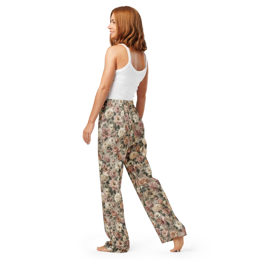 Blush Conservatory on Women's Pajama Pants — Back