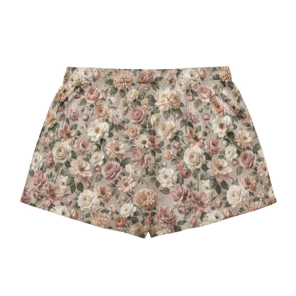 Blush Conservatory on Women's Pajama Shorts — Back