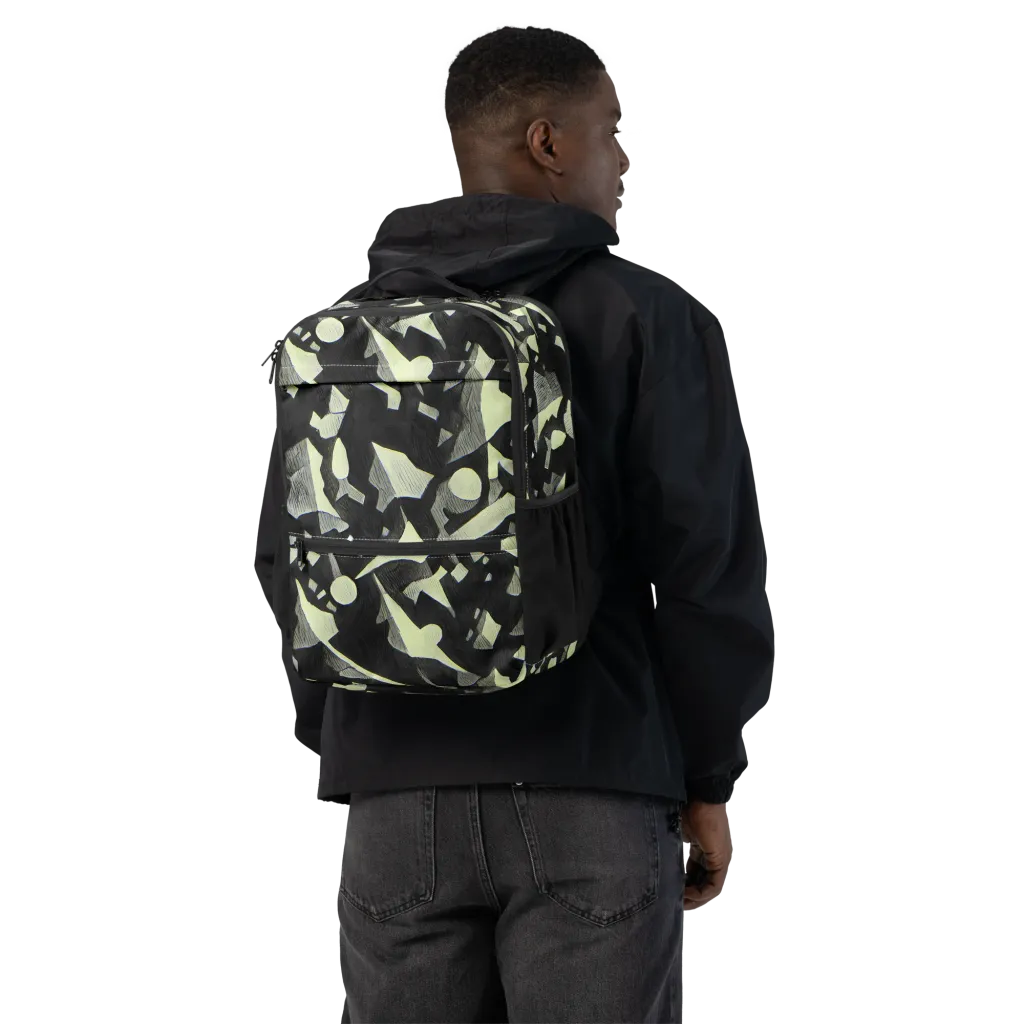 Obsidian Circuit on Utility Backpack — Back