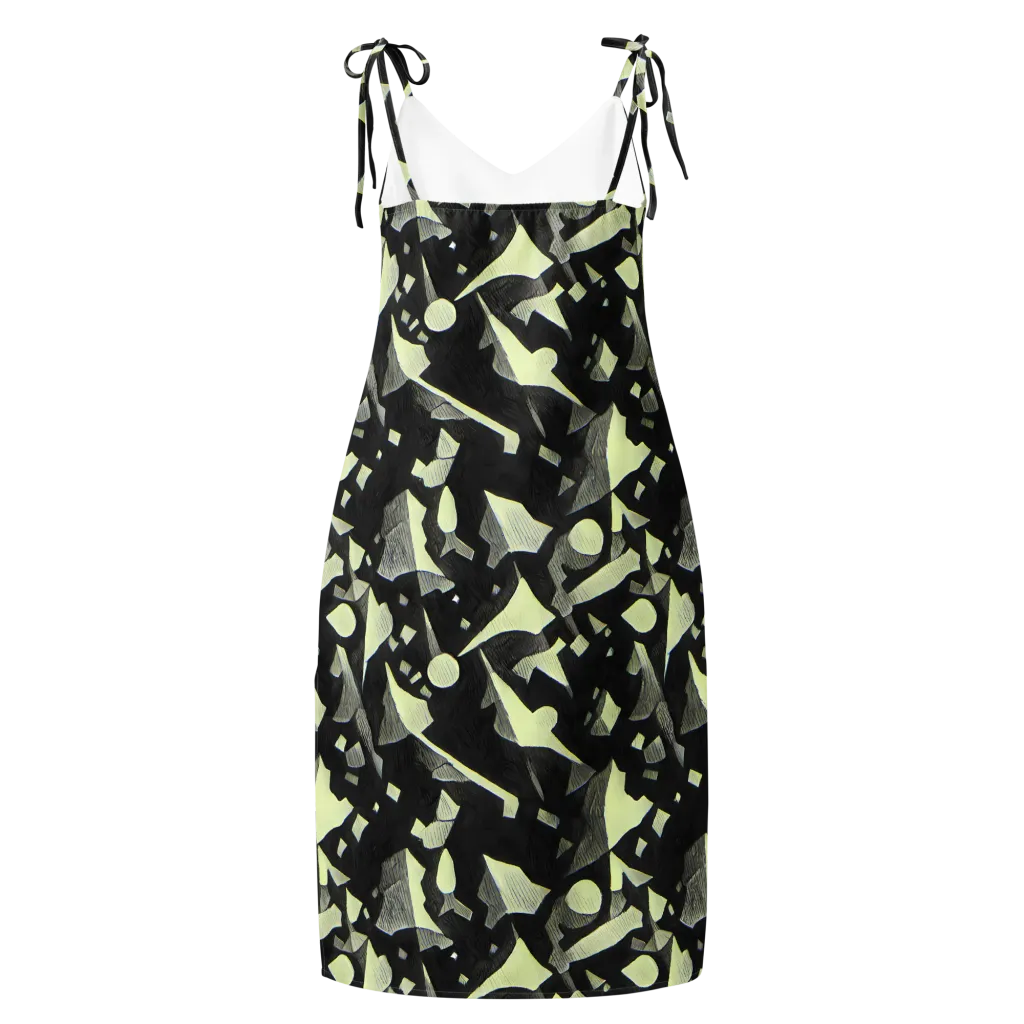 Obsidian Circuit on Slip Dress — Back