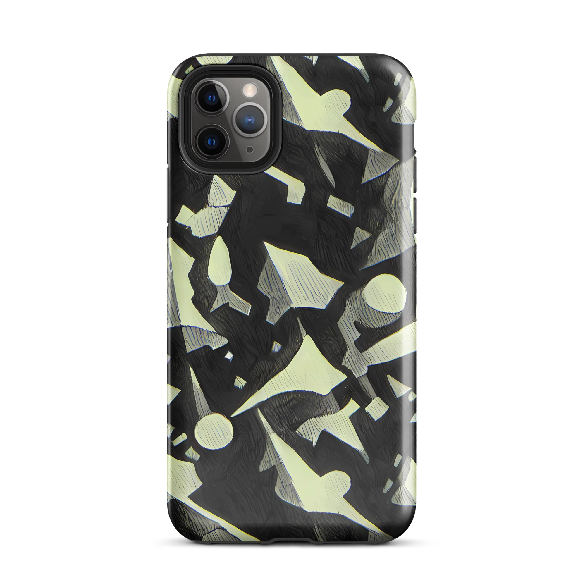 Obsidian Circuit on Tough Case for iPhone® — Front