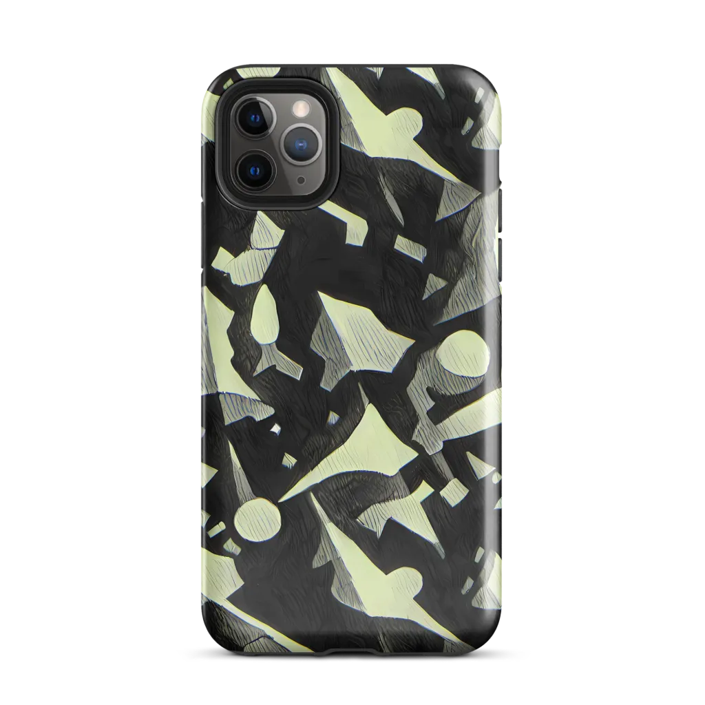 Obsidian Circuit on Tough Case for iPhone® — Front