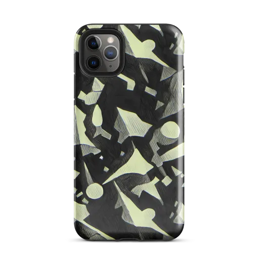 Obsidian Circuit on a Tough Case for iPhone®