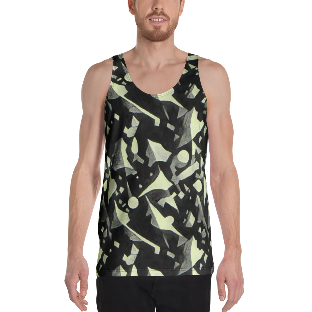 Obsidian Circuit on Men's Tank Top — Front