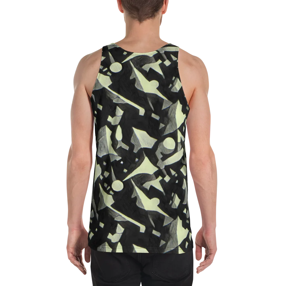 Obsidian Circuit on Men's Tank Top — Back
