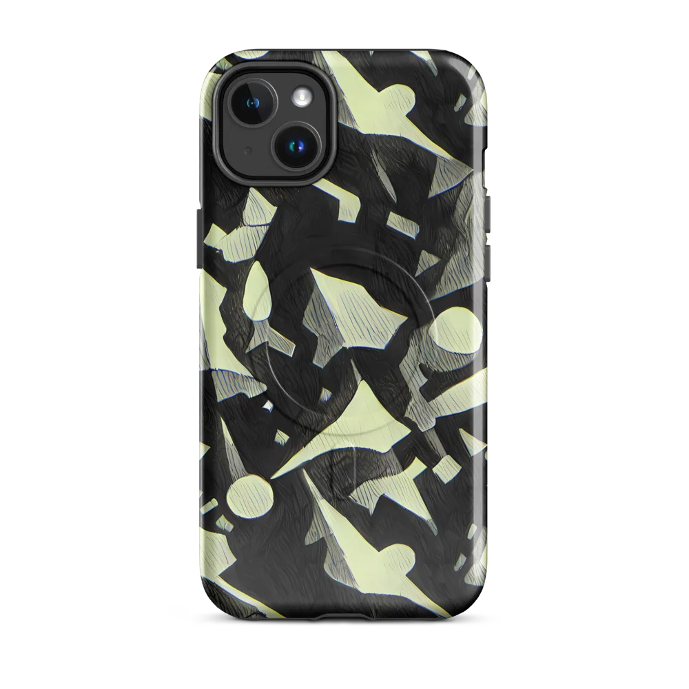 Obsidian Circuit on MagSafe Tough Case for iPhone® — Front