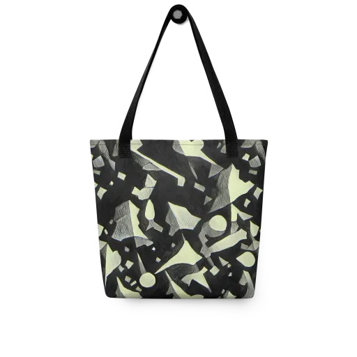 Obsidian Circuit on a Tote Bag