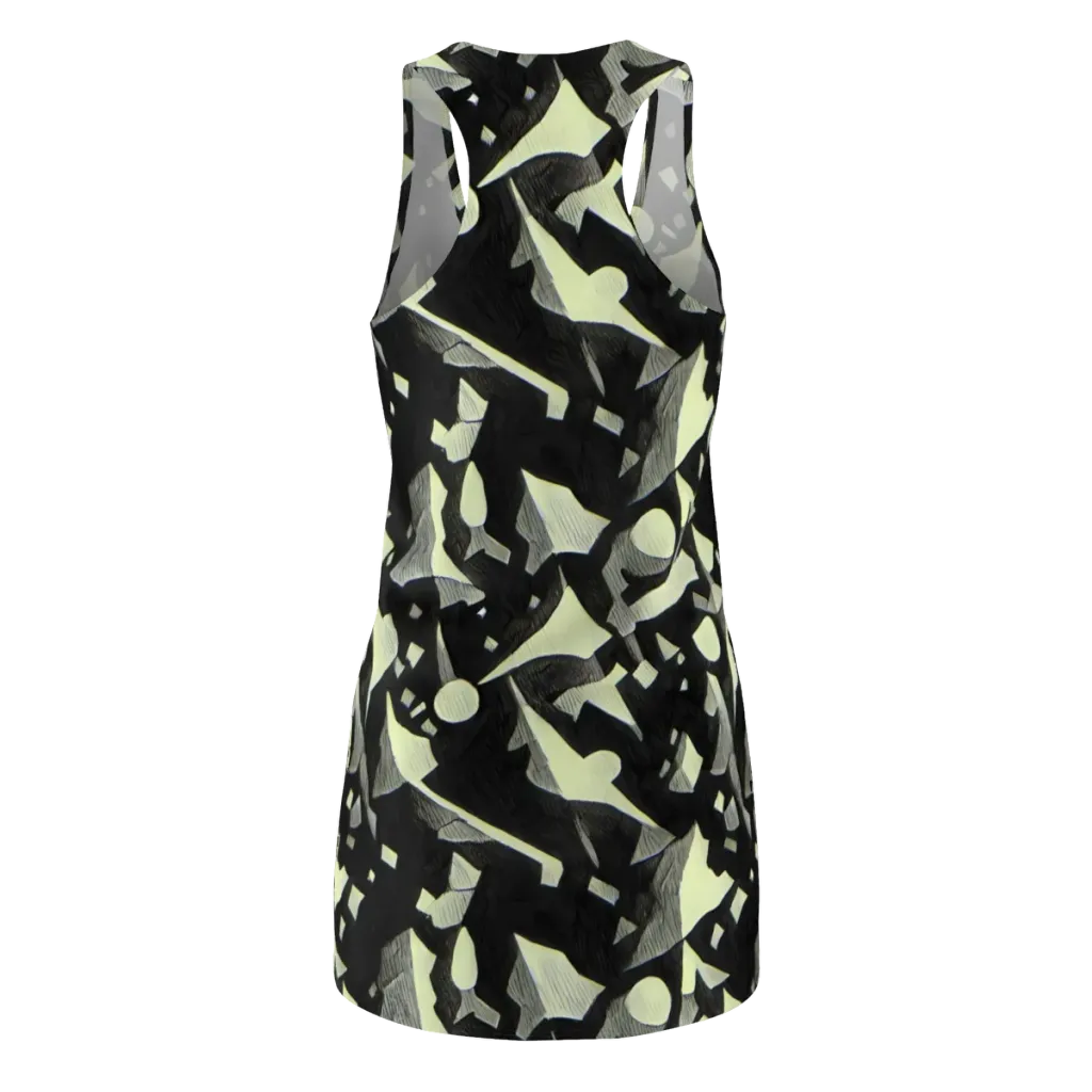 Obsidian Circuit on Racerback Dress — Back