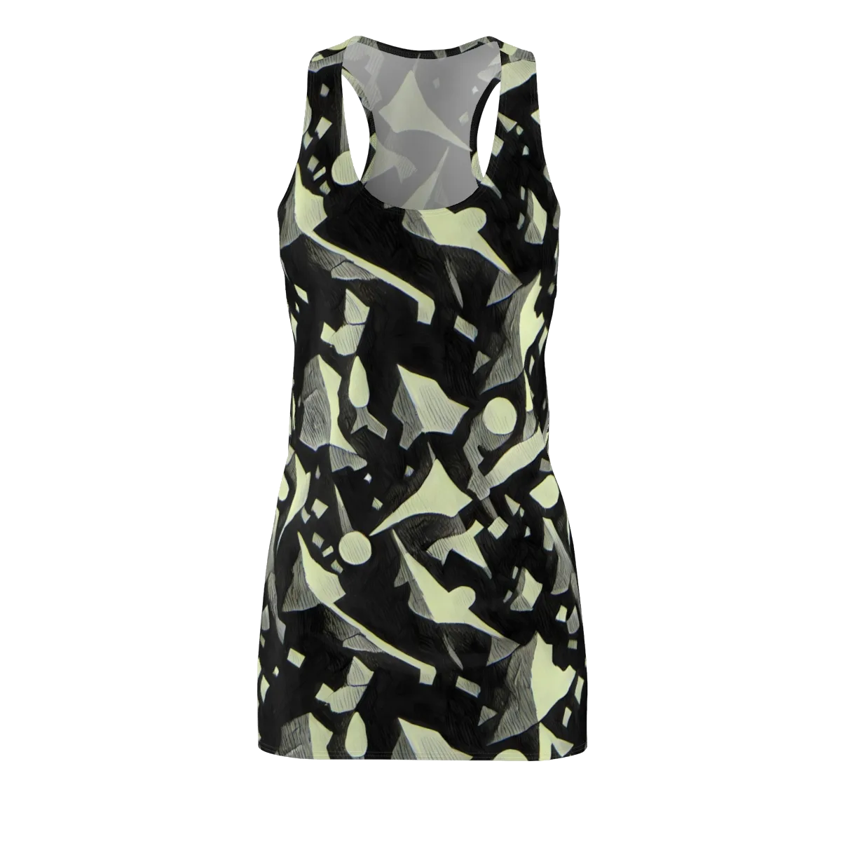 Obsidian Circuit on Racerback Dress — Front