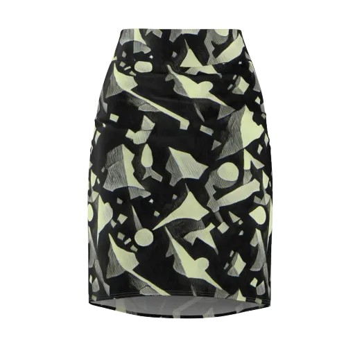 Obsidian Circuit on a Pencil Skirt