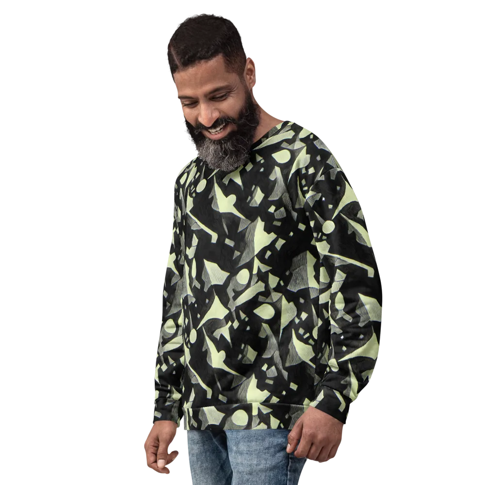 Obsidian Circuit on Sweatshirt — Left Front