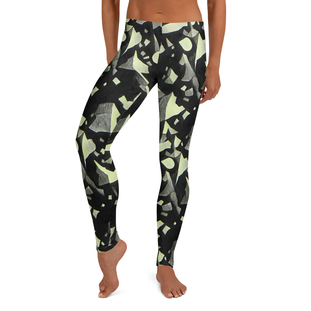 Obsidian Circuit on Leggings — Front