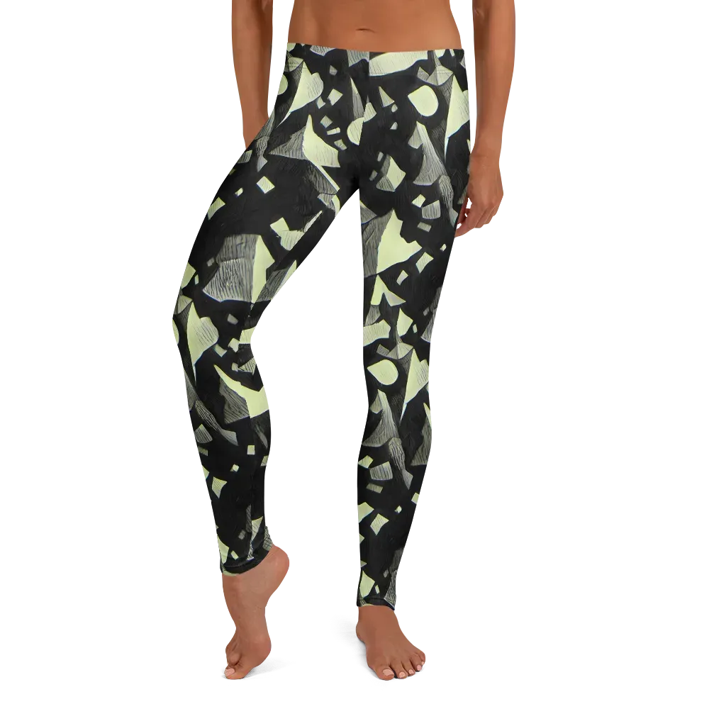 Obsidian Circuit on Leggings — Front