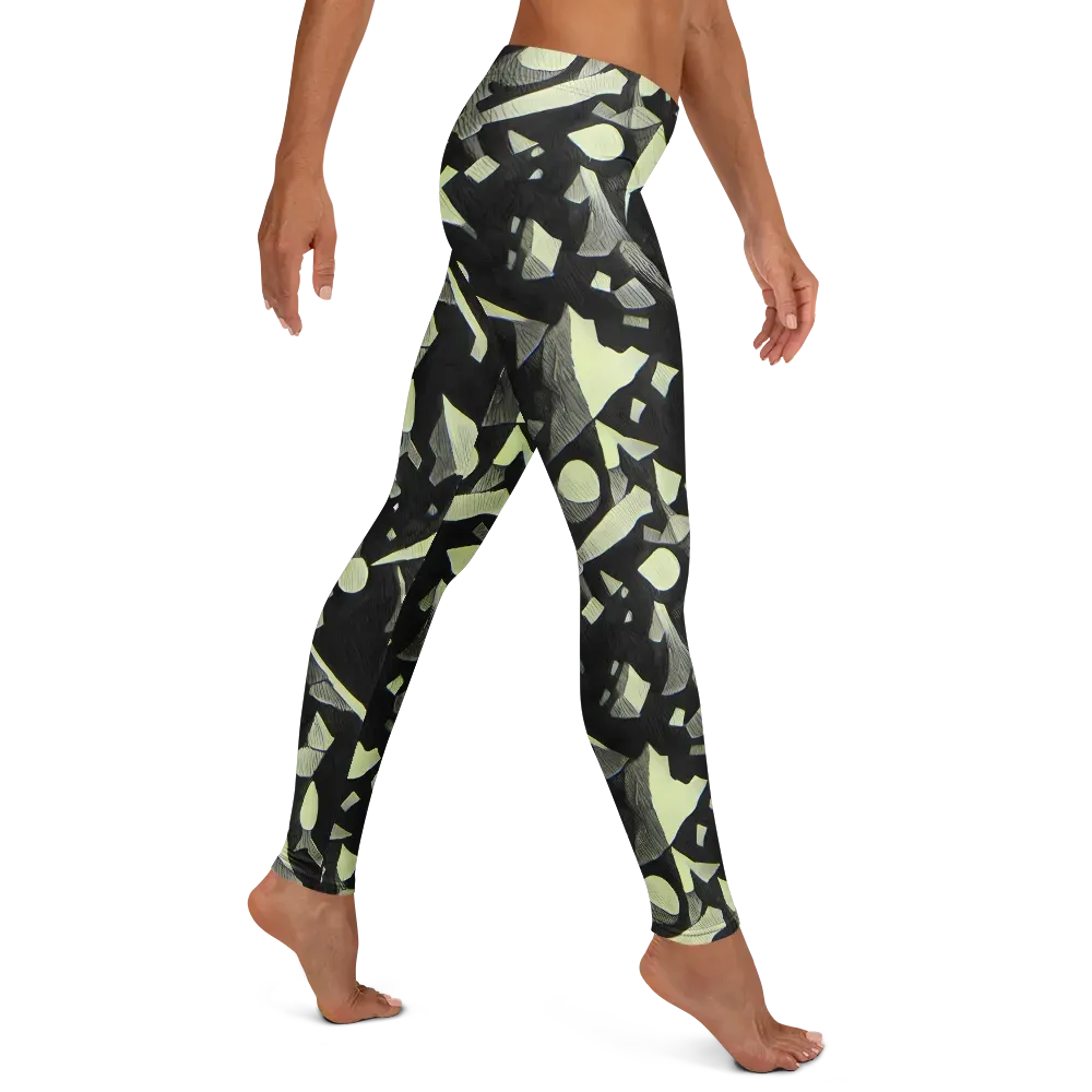 Obsidian Circuit on Leggings — Right