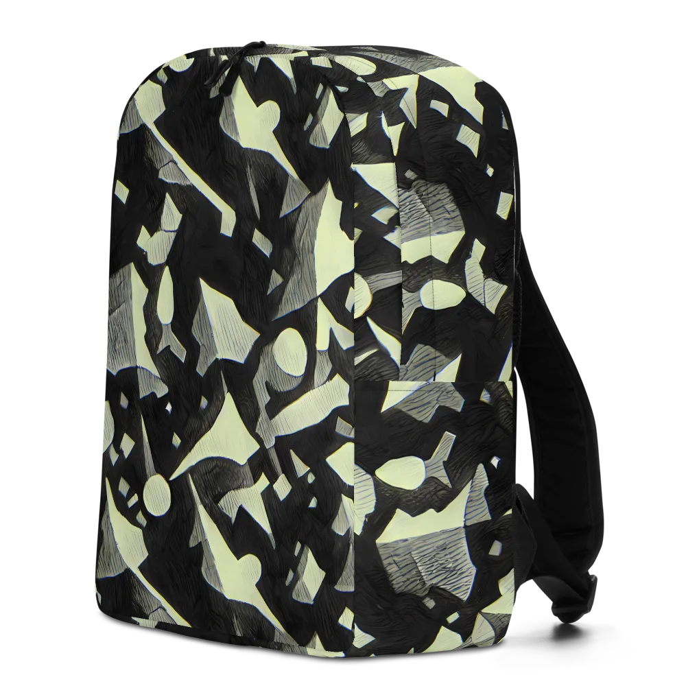 Obsidian Circuit on Minimalist Backpack — Left