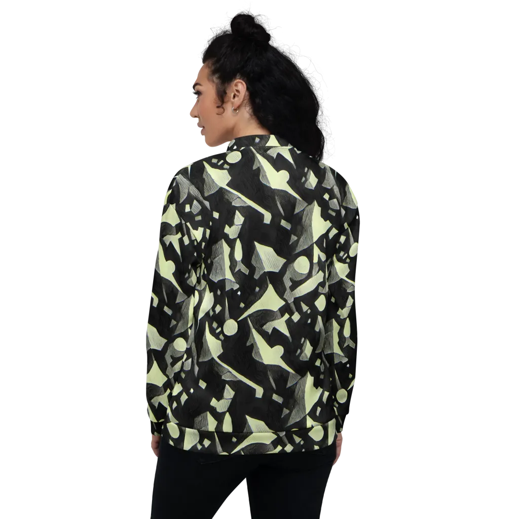 Obsidian Circuit on Bomber Jacket — Back