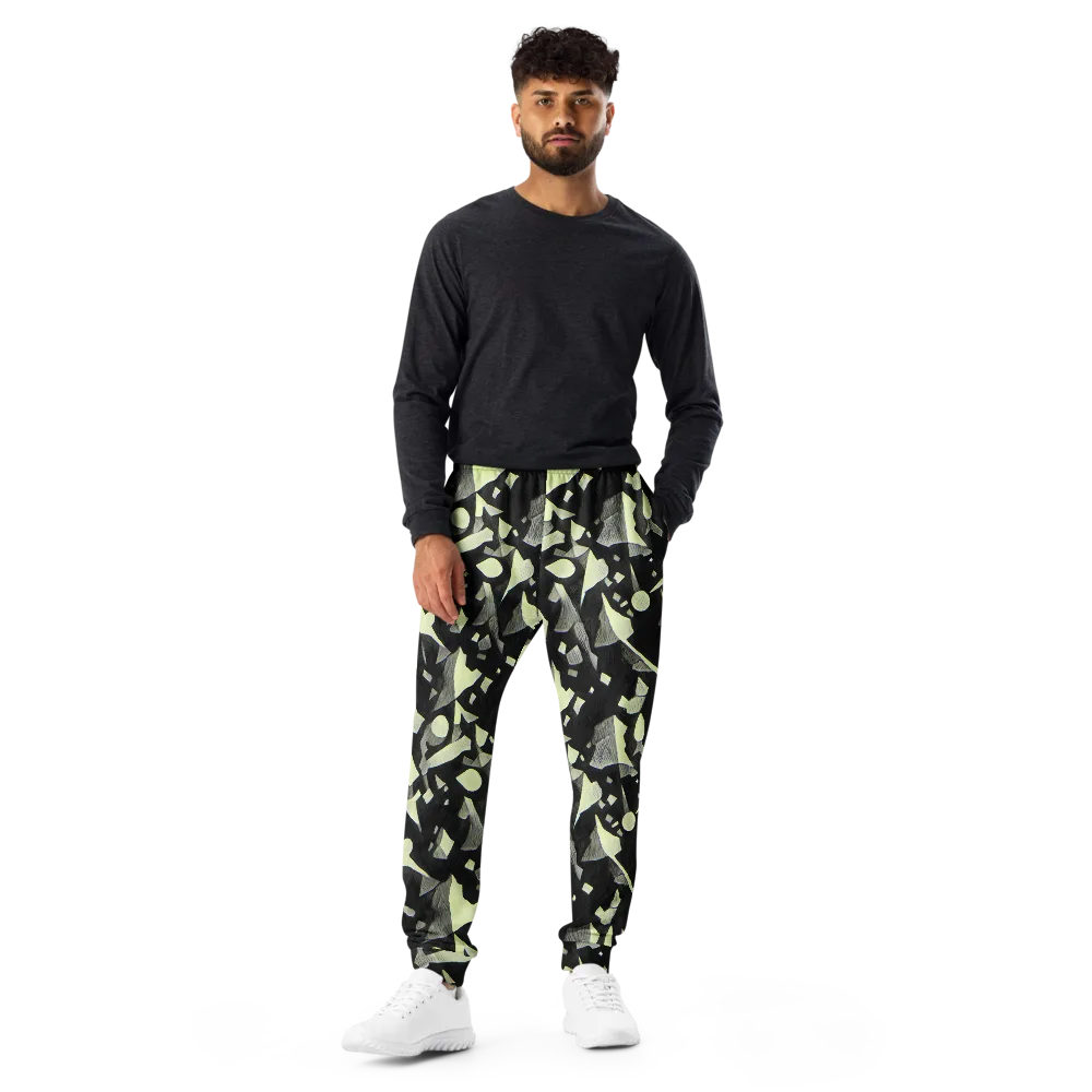 Obsidian Circuit on Men's Joggers — Front