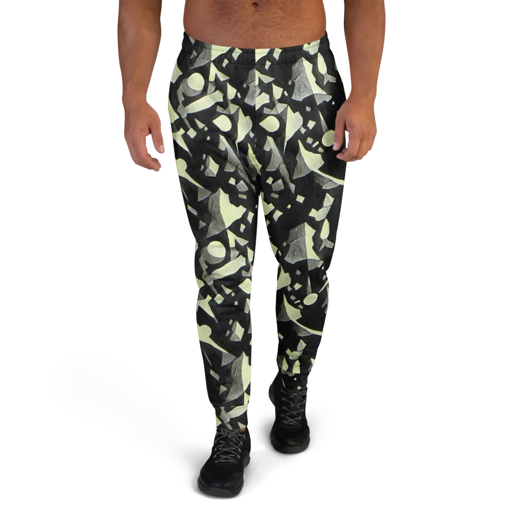 Obsidian Circuit on Men's Joggers — Front