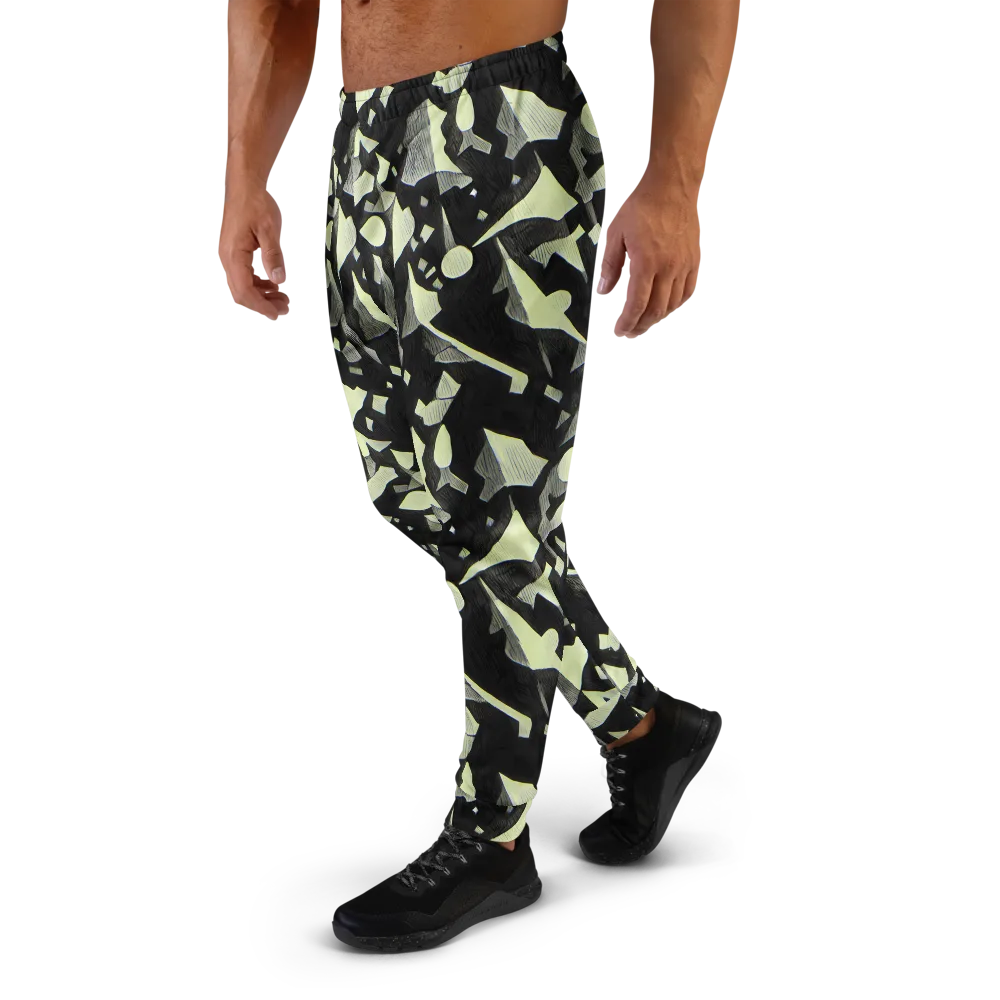 Obsidian Circuit on Men's Joggers — Left