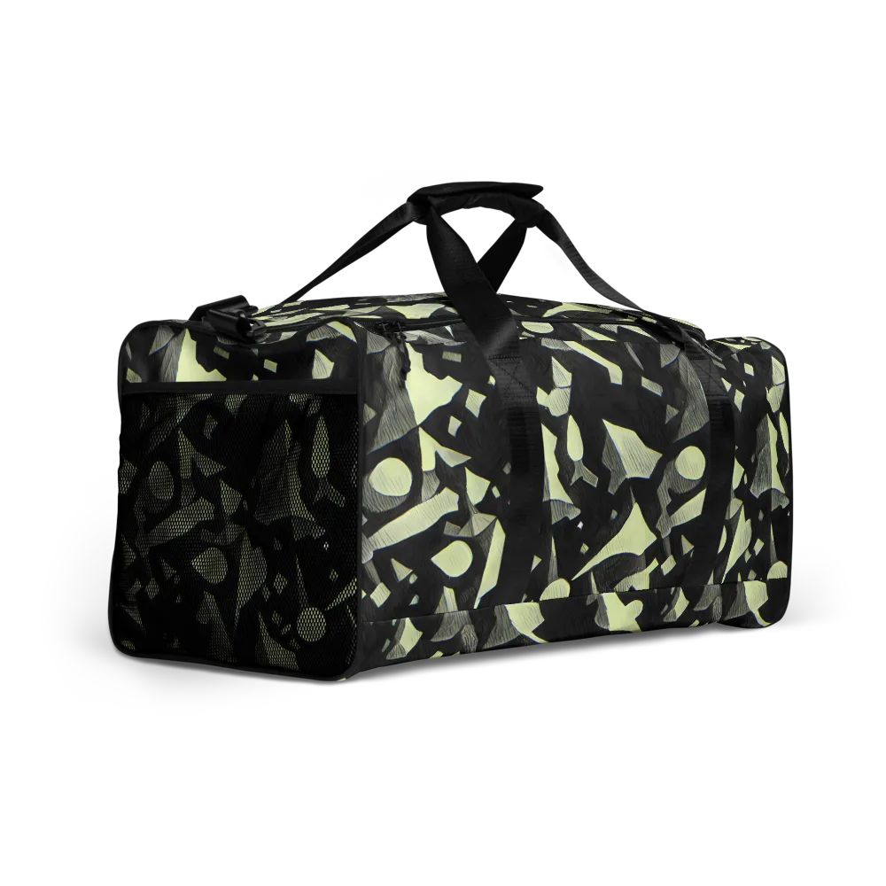 Obsidian Circuit on Duffle Bag — Right Front