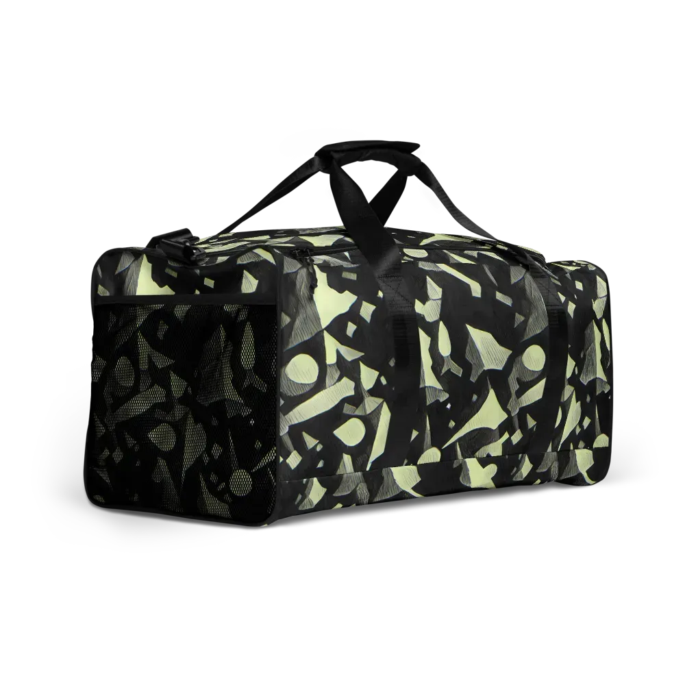 Obsidian Circuit on Duffle Bag — Right Front