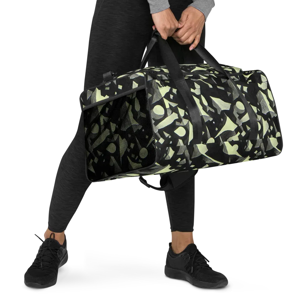 Obsidian Circuit on Duffle Bag — Right Front