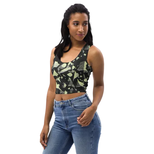 Obsidian Circuit on a Crop Top