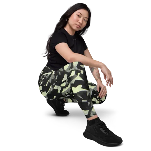 Obsidian Circuit on a Leggings with Pockets