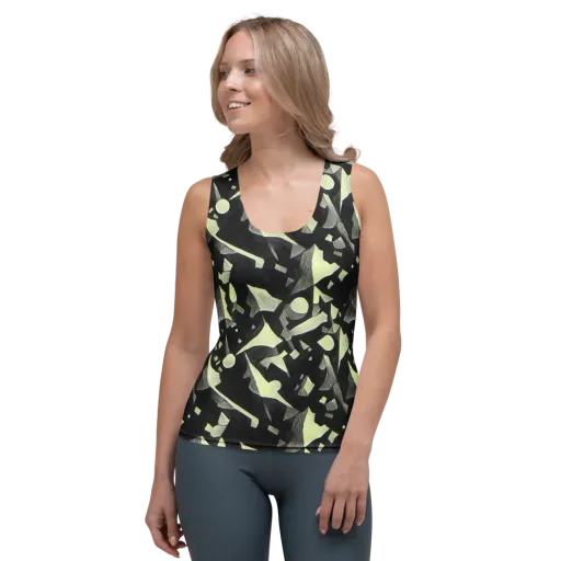 Obsidian Circuit on a Women's Tank Top