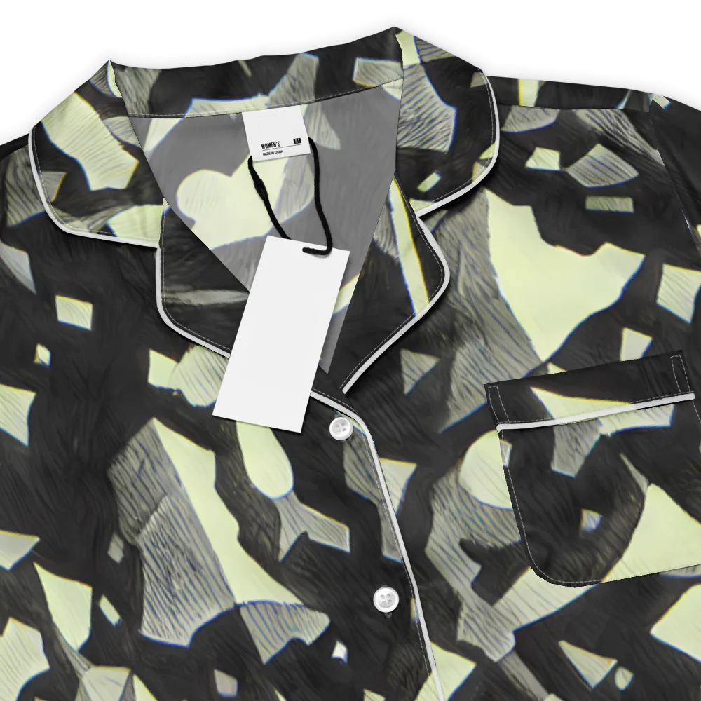Obsidian Circuit on Women's Short Sleeve Pajama Top — Product details