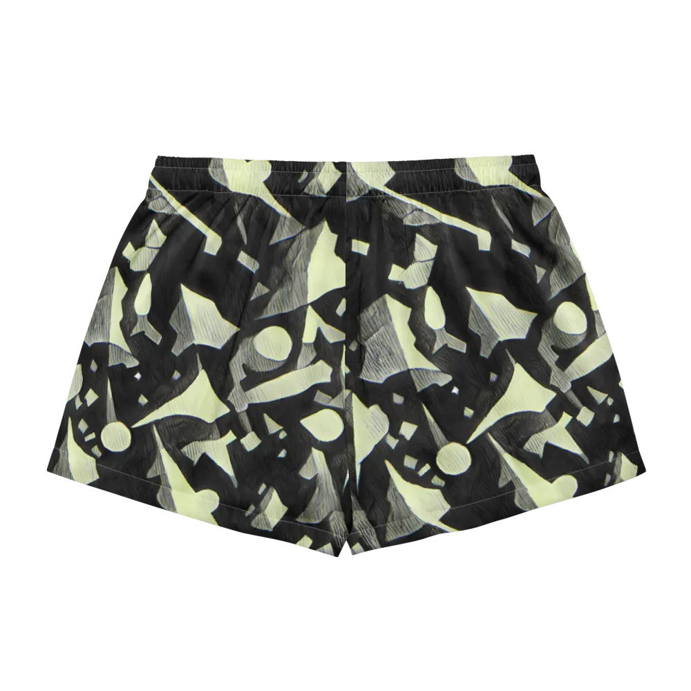 Obsidian Circuit on Women's Pajama Shorts — Back