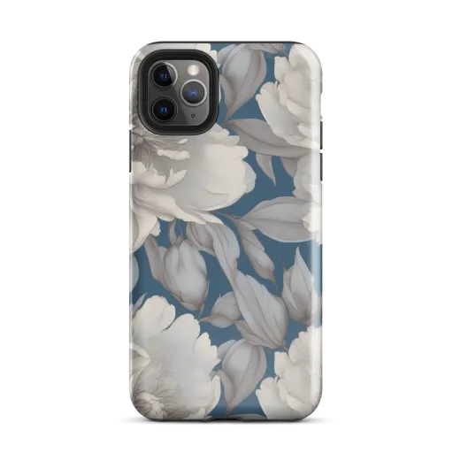 Silver Petal Tide on a Tough Case for iPhone®