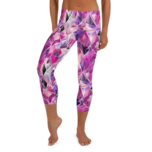 Amethyst Static on a Capri Leggings