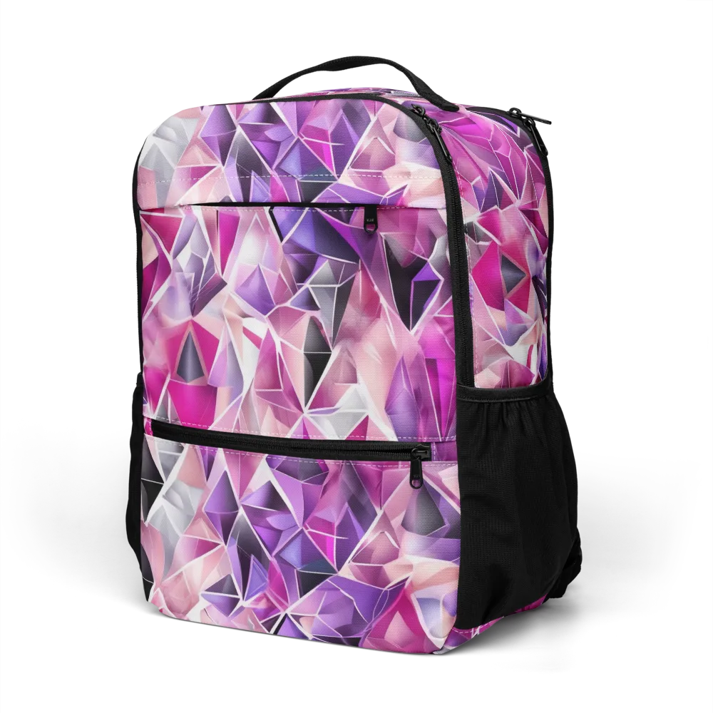 Amethyst Static on Utility Backpack — Left Front
