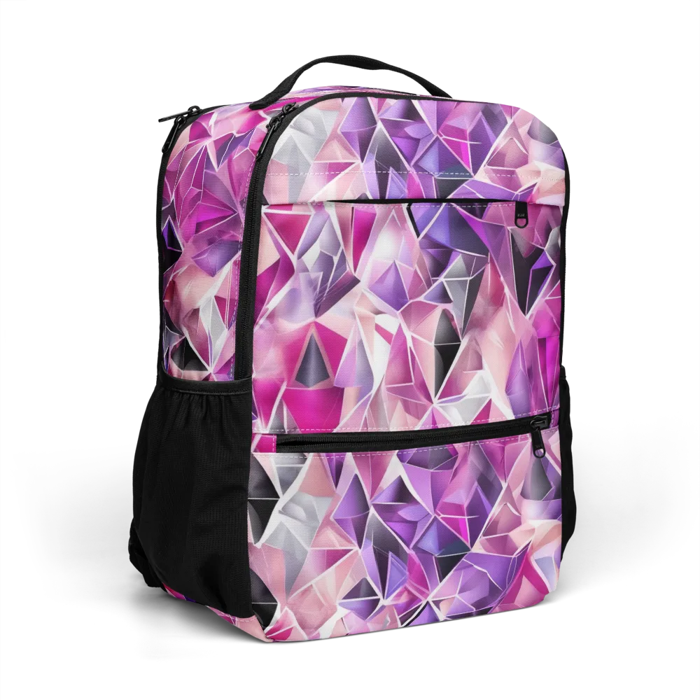 Amethyst Static on Utility Backpack — Right Front