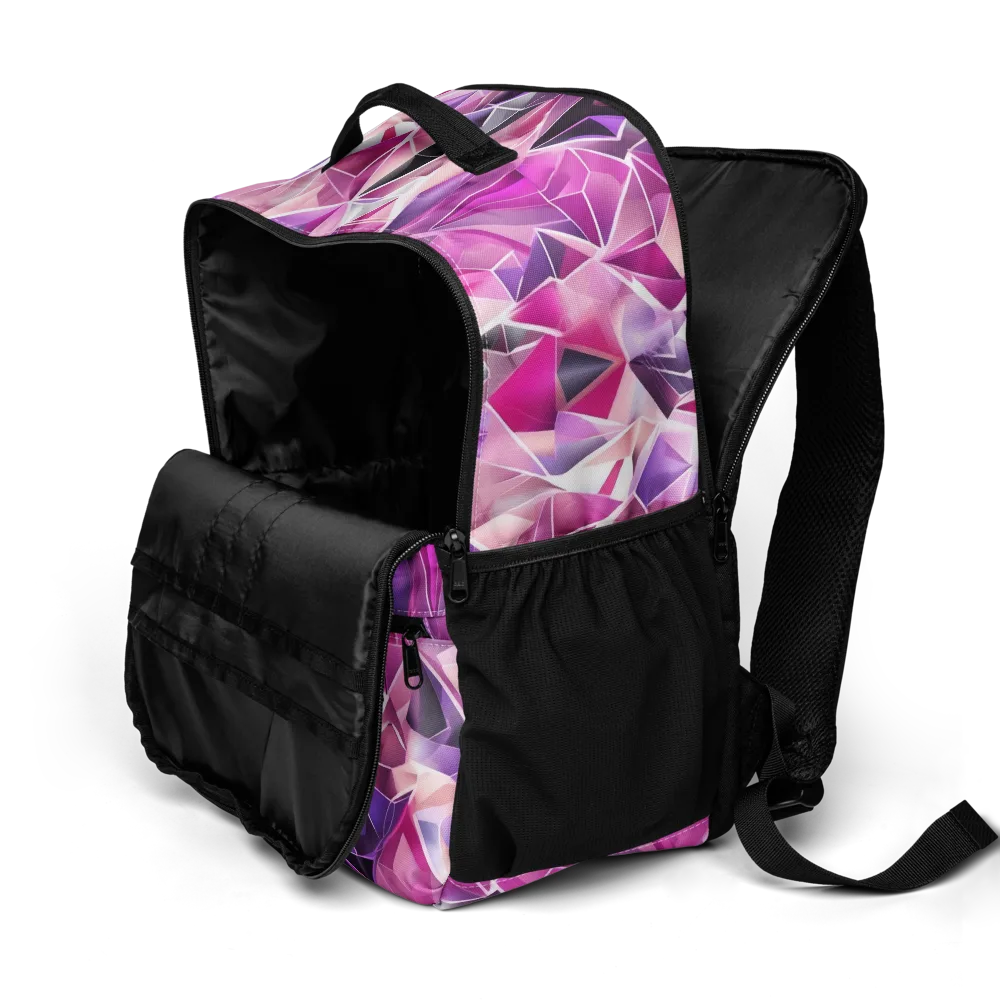 Amethyst Static on Utility Backpack — Product details 2