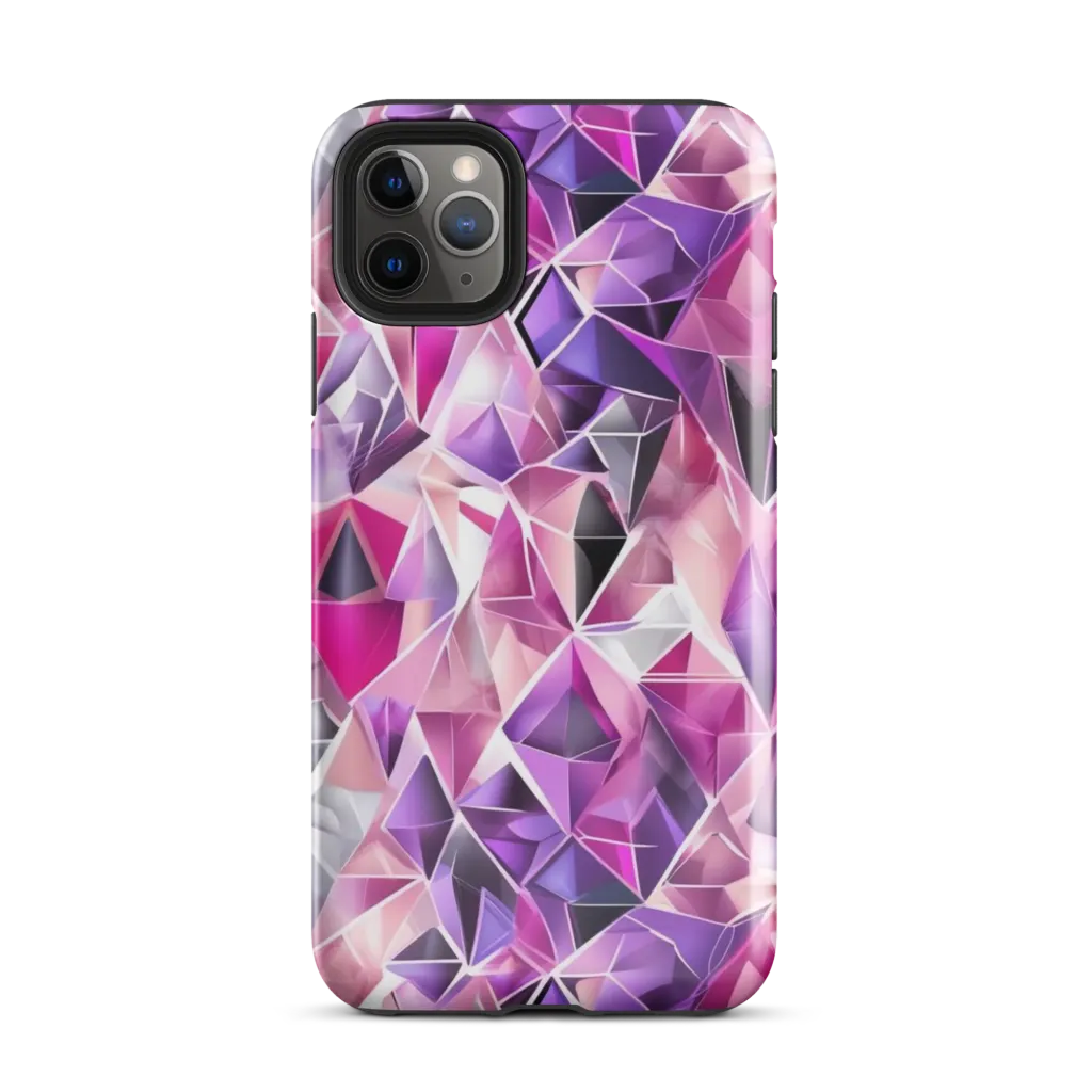 Amethyst Static on Tough Case for iPhone® — Front